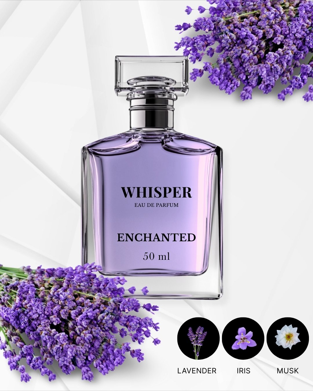 Enchanted Whisper - Unisex | Signature Collection | Soft Floral-Musk | 50ml Eau de Parfum